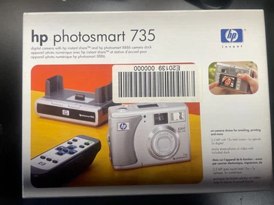 Hp Photosmart 735xi Digital Camera With Dock 3.2MP 3X Zoom BRAND NEW!!! - Image 1 of 4
