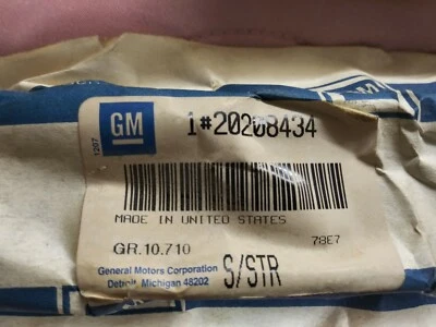 NOS GM OEM WINDOW SWEEP  WEATHERSTRIP SEAL  ELCAMINO 78-87 20208434 - Image 1 of 3