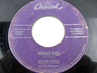 NELSON RIDDLE Midnight Blues & Port Au Prince F3374 - 45 Record - Image 1 of 4