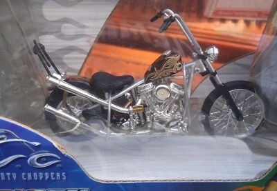 1:18 American Chopper Cody's Old School Harley Panhead Chopper Orange County Sex - Image 1 of 4