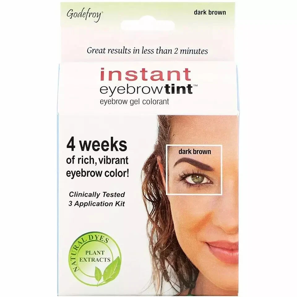 Godefroy Instant Eyebrow 3 Application Kit, Dark Brown - Image 1 of 1