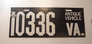 OLD AMERICAN VIRGINIA ANTIQUE VEHICLE LICENSE PLATE  - GARAGE DISPLAY / MAN CAVE - Picture 1 of 2