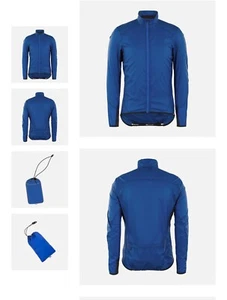 Cycling wind and rain jacket - SUGOI Stash Jacket Men's XL Dynamic Blue . - Picture 1 of 7