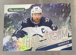 2019-20 Parkhurst Hail Storm SP Insert Card Blake Wheeler #HS-15 Winnipeg Jets - Picture 1 of 2