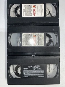 3 Lot VHS Tapes Only Disney Sing Along Songs Under Sea Disneyland Circle Of Life - Picture 1 of 8