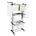 4 Tier Foldable Clothes Airer Rack Indoor Outdoor Dryer Laundry Dry Rail Hanger
