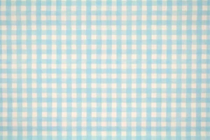 Pastel Sky Blue & White Small Check Double Roll Brewster Wallpaper Cottagecore - Picture 1 of 6
