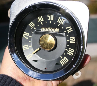 NOS 49 1949 Studebaker Champion Commander Vintage 100 MPH Speedometer - Image 1 of 4