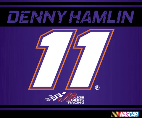 NASCAR #11 Denny Hamlin 5"x6" Vinyl Magnet w/ Racing Stripe-NEW for 2016! Cover