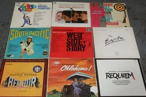 9 X Job Lot Bundle of MUSICAL AND FILM SOUNDTRACK MUSIC 12' Vinyl Records - U34 - Picture 1 of 5