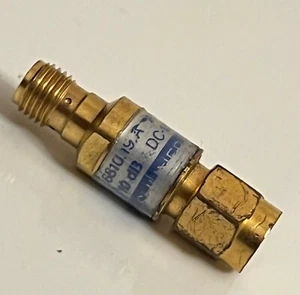 SUHNER 6810.19A  PRECISION 3.5 SMA  10dB  2W 18GHz  ATTENUATOR   (x1)   fba10a44 - Picture 1 of 4