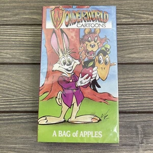 Rare NEW SEALED! Wonderland Cartoons Bag of Apples & Many More VHS Tape 1990 VTG - Picture 1 of 6