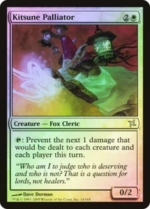 Magic The Gathering Magic The Gathering Kitsune Palliator Foil Betrayers of Kamigawa casi nuevo - Imagen 1 de 1