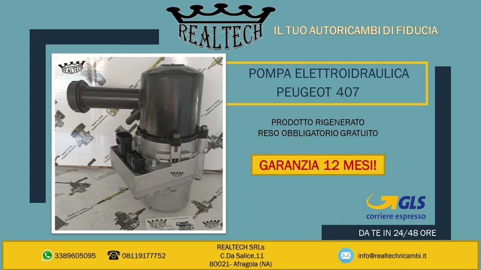 POMPA ELETTROIDRAULICA PEUGEOT 407 - Immagine 1 di 1