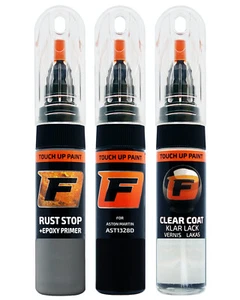 for ASTON MARTIN AST1328D MODENA BLACK TOUCH UP PAINT Pen Kit Scratch Repair Set - Picture 1 of 10