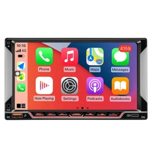 Android 12 Car 7in Touch Screen Stereo GPS Bluetooth CarPlay Player WiFi/AUX/USB - Picture 1 of 16