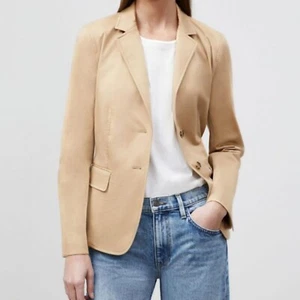 Blazer Lafayette 148 New York Thatcher in cotone lucernario in noce di miele taglia 8 - Foto 1 di 9
