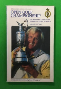 1987 British Open Golf Championship Program - Muirfield - Nick Faldo Winner - Picture 1 of 3