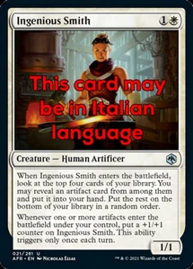 MTG INGENIOUS SMITH EXC - FORGIATRICE INGEGNOSA - AFR - MAGIC - Imagen 1 de 1