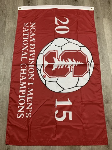 Stanford Cardinals House Flag 2015 NCAA Soccer National Champions Banner Cover