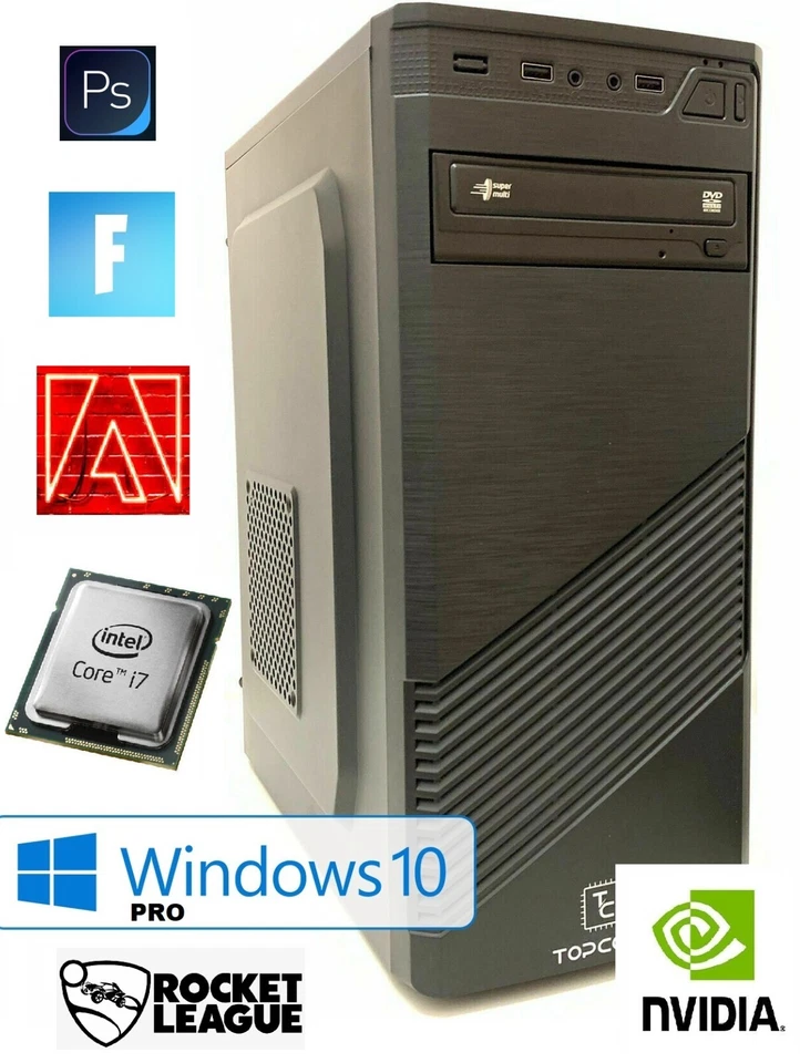 OFFERTA SPEICALE PC COMPUTER GAMING CPU i7 16GB SSD240GB GTX750Ti FortniteRocket - Immagine 1 di 1