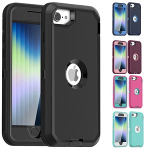 For Apple iPhone SE 3rd/SE 2nd 7 8 6 Plus Heavy Duty Shockproof Case ScreenCover - Picture 1 of 40