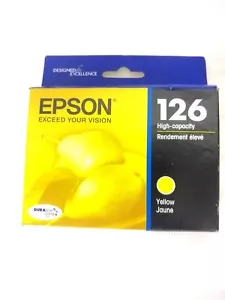 Epson C13T126420 Yellow Ink Cartridge Genuine New Sealed Box - Picture 1 of 4