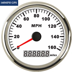 85mm 160MPH GPS Speedometer Odometer for Car Boat Truck Marine Red LED USA STOCK - Picture 1 of 7