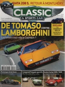 CLASSIC & SPORTS CAR 58 LAMBORGHINI COUNTACH DE TOMASO PANTERA SIMCA 1204 SPECIA - Imagen 1 de 2