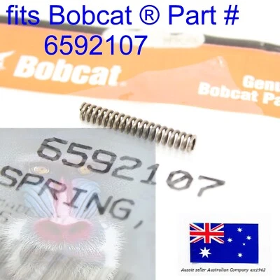 Muelle de retención de válvula de control hidráulico Bobcat 6592107 653 741 742 743 751 753 763 Foto 1 de 4