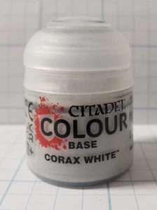 Warhammer Citadel Citadel Paints BASE Corax White 12ml - Picture 1 of 2