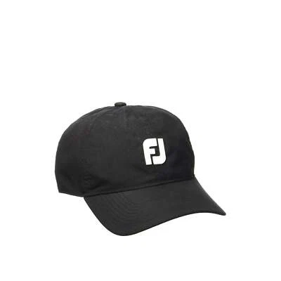 Gorra de lluvia FootJoy DryJoys Tour negra, talla única Foto 1 de 2