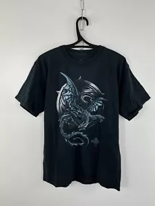 Vintage Alchemy Gothic Dyad T-Shirt Big Logo Dragon Size L - Picture 1 of 4