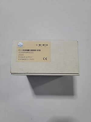 GE FANUC IC200PWR002 / IC200PWR002G POWER SUPPLY 24VDC EXP 3.3VDC NEW SEALED BOX - Image 1 of 2