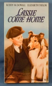 VHS! - LASSIE COME HOME with Roddy MacDowell & Elizabeth Taylor - Picture 1 of 2