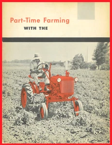 IH McCormick Part Time Farming with Farmall Cub Tractor Dealer Brochure Booklet - Picture 1 of 18