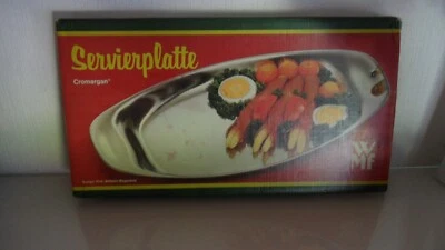 WMF Servierplatte Cromargan Entwurf W. Wagenfeld NEU origi. Vep. 32cm - Bild 1 von 3