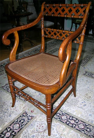 ENGLISH AESTHETIC BAMBOO FORM ARMCHAIR Cover