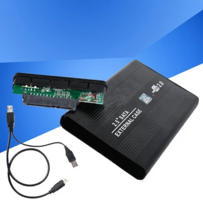 BOX PER ESTERNO 2,5" HARD SATA DISK INTERNO CASE BOX 2,5 HD HDD IN ALLUMINIO USq - Immagine 1 di 4