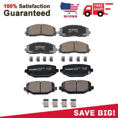 Pastillas de freno delanteras traseras de doble pistón para Chrysler Town and Country Dodge Journey Foto 1 de 4