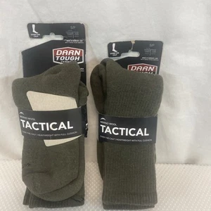 New DARN TOUGH T4050 Over-the-Calf Heavyweight Tactical Sock Size Mens 5.5 - 7.5 - Picture 1 of 7