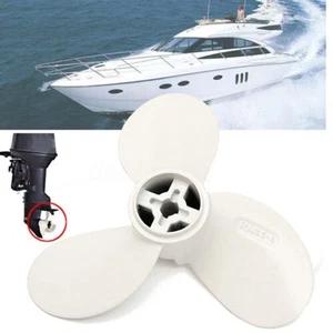 Hélice neuve pour moteur bateau marine hors-bord pièce détachée 55mm 7 1/4X5 - Photo 1/12