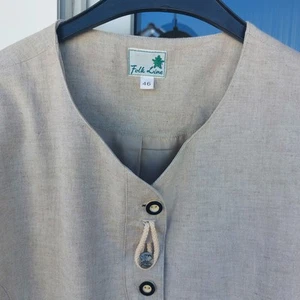 *Folk Line* Gr. 46 Damen Blazer Trachtenmode Baumwolle/Leinen sehr guter Zustand - Bild 1 von 9