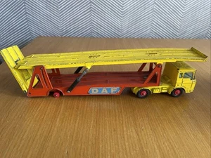 Matchbox DAF Car Transporter K11 Super Kings Toy Model Vintage Diecast - Picture 1 of 7
