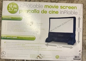 Gemmy Self Inflating Widescreen 123 In x 70 In  Inflatable Outdoor Movie Screen - Picture 1 of 1