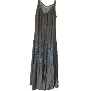Natural Life grün Gürtel Boho Midi Länge Sommerkleid Größe Large gemischtes Muster - Bild 1 von 5