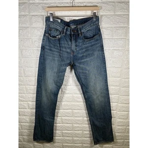 Jeans uomo Banana Republic denim taglio dritto blu lavaggio taglia 31x32 - Foto 1 di 10