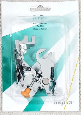 Inspira RUFFLER Low-Shank 74132 NEW/Pkg. Gathering Presser Foot for Sewing Mach. - Image 1 of 2