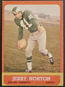 1963 Topps #83 Jerry Norton Dallas Cowboys - Bild 1 von 2