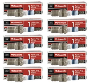 OEM 10pc Genuine Platinum Spark Plug For 1999-2004 Ford F-250 Super Duty 6.8 L4 - Picture 1 of 1